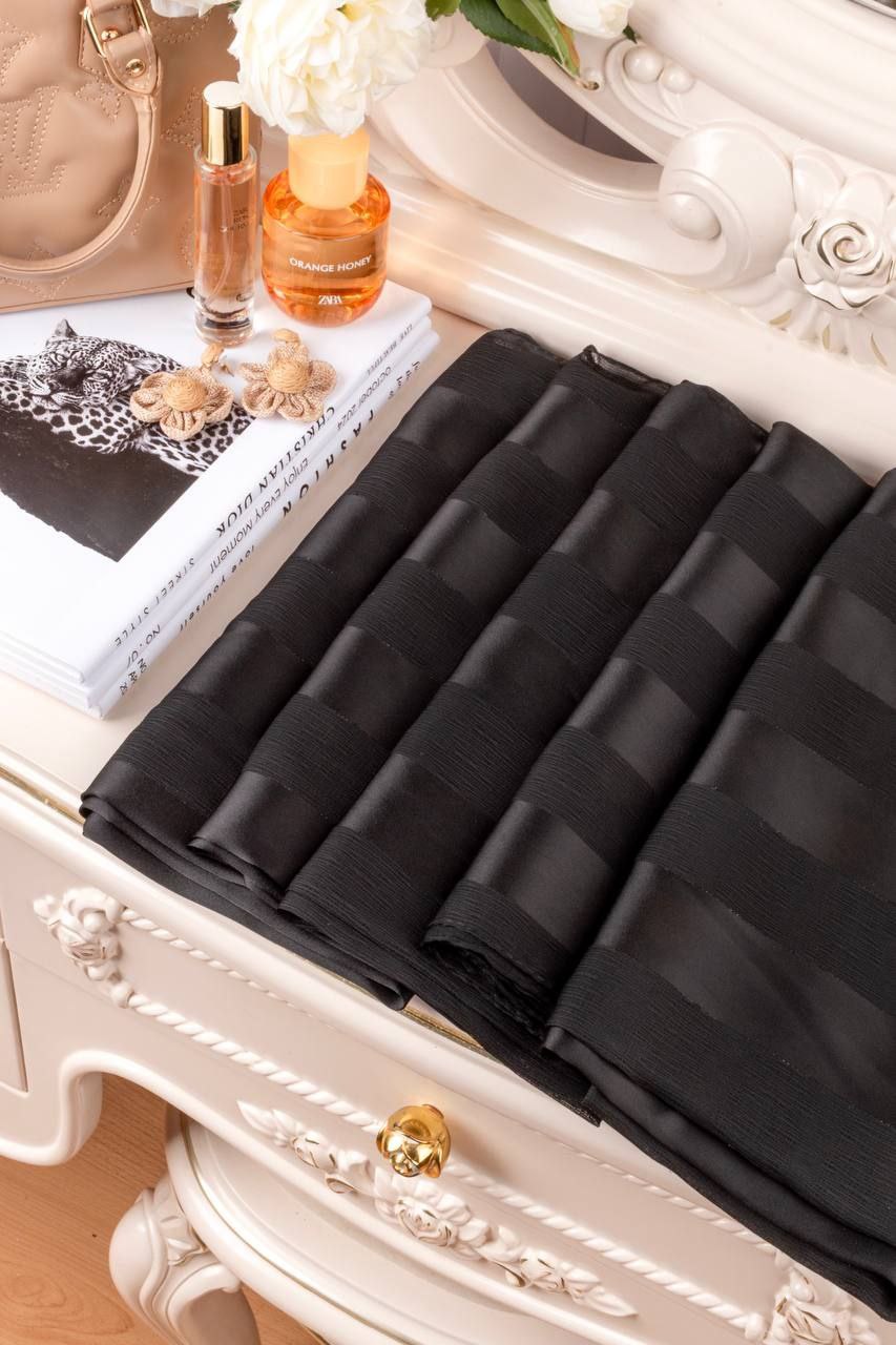 شال ابریشم راه راه وارداتی