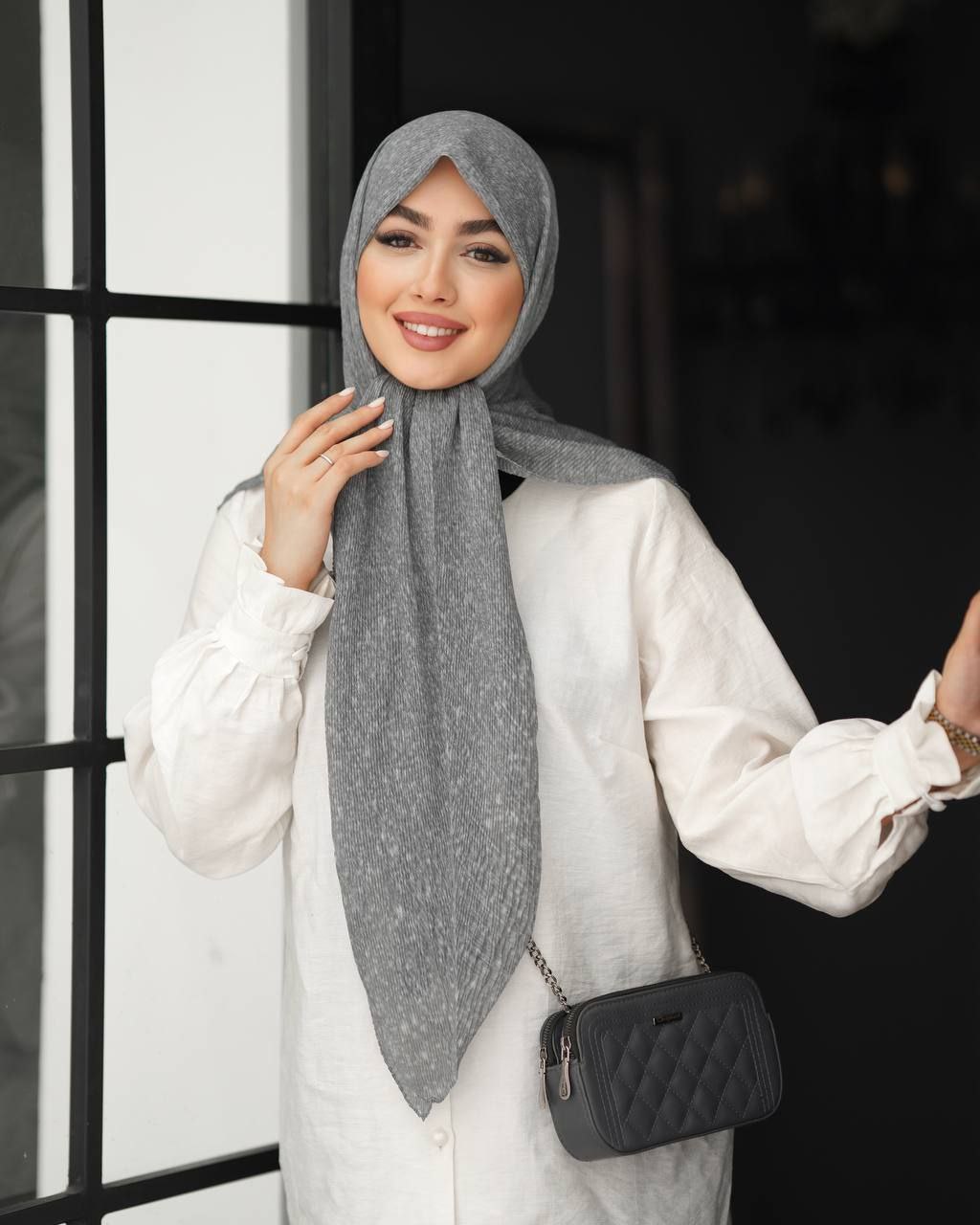 روسری پلیسه برشکا VIP سنگشور