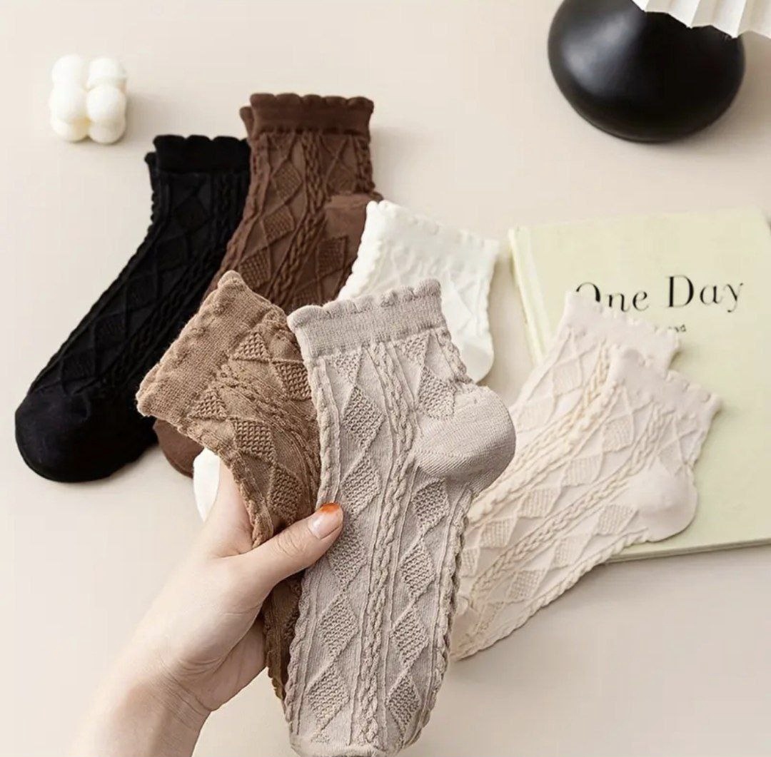 جوراب مچی طرحدار برجسته