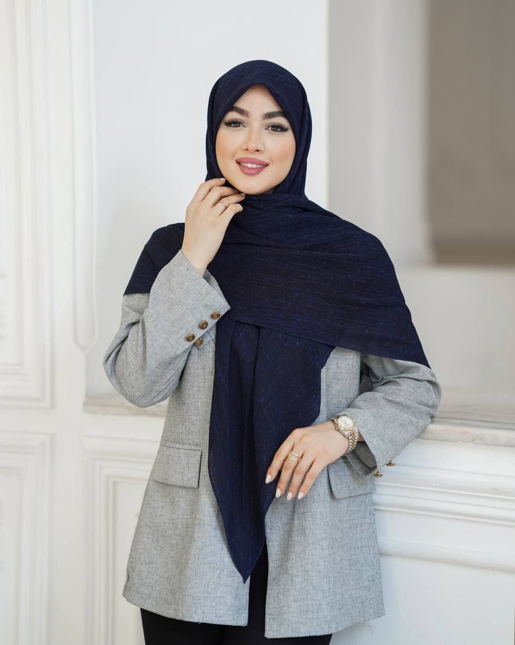 روسری پلیسه برشکا VIP سنگشور