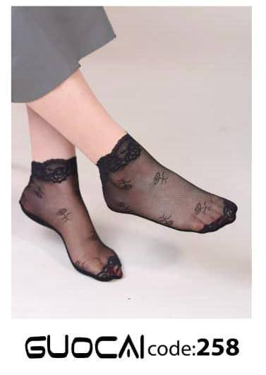 جوراب توری مشکی مجلسی