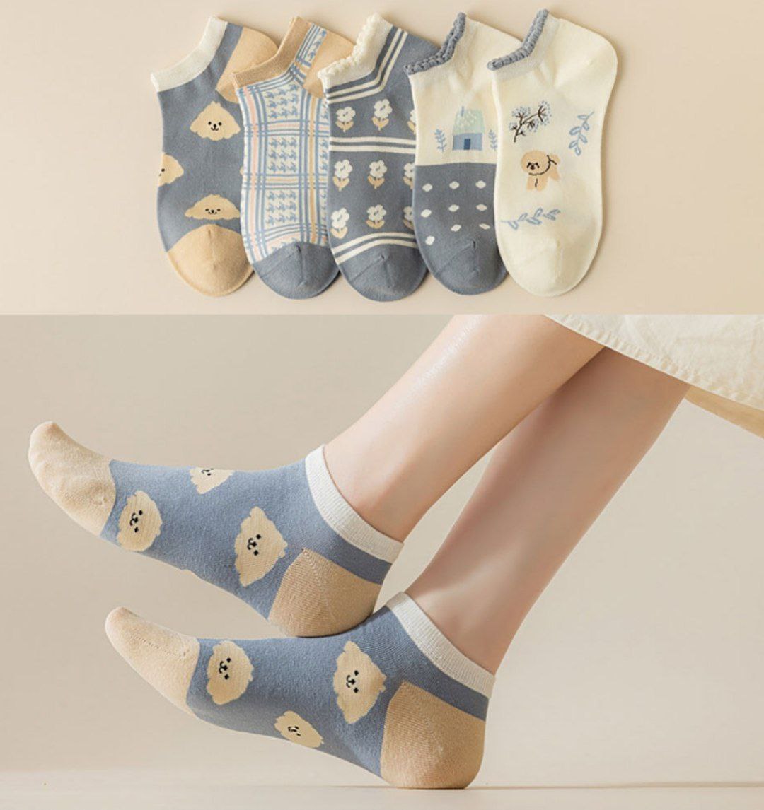 جوراب مچی ترکیبی فانتزی