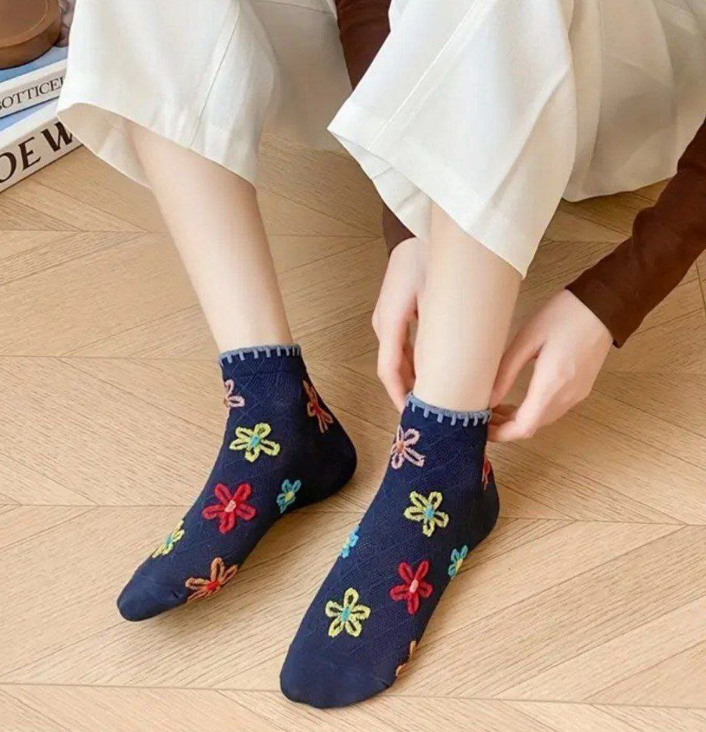 جوراب مچی گلدار