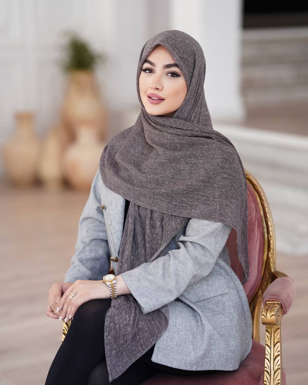 روسری پلیسه برشکا VIP سنگشور