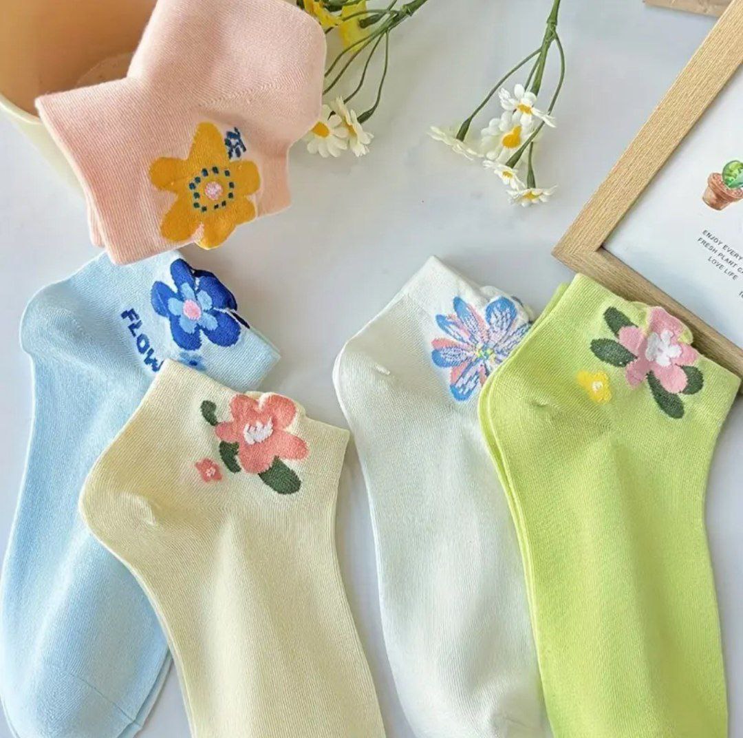 جوراب مچی گل برجسته