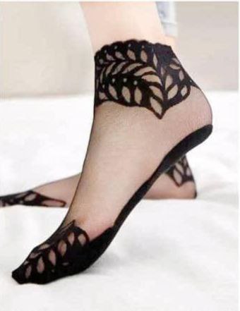 جوراب توری مشکی مجلسی